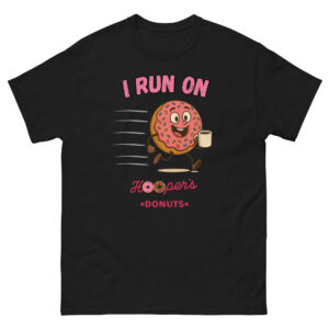 I Run on Hooper’s Tee - Free Donut Perks