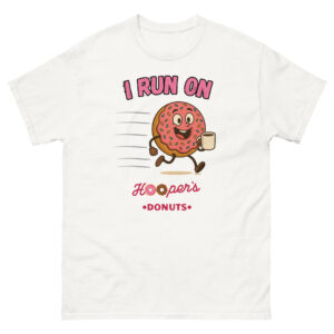 I Run on Hooper’s Tee - Free Donut Perks